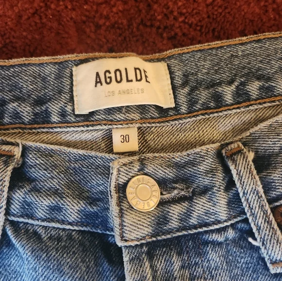 Agolde 90's Mid Rise Loose Fit Jeans in Scheme - Picture 11 of 13